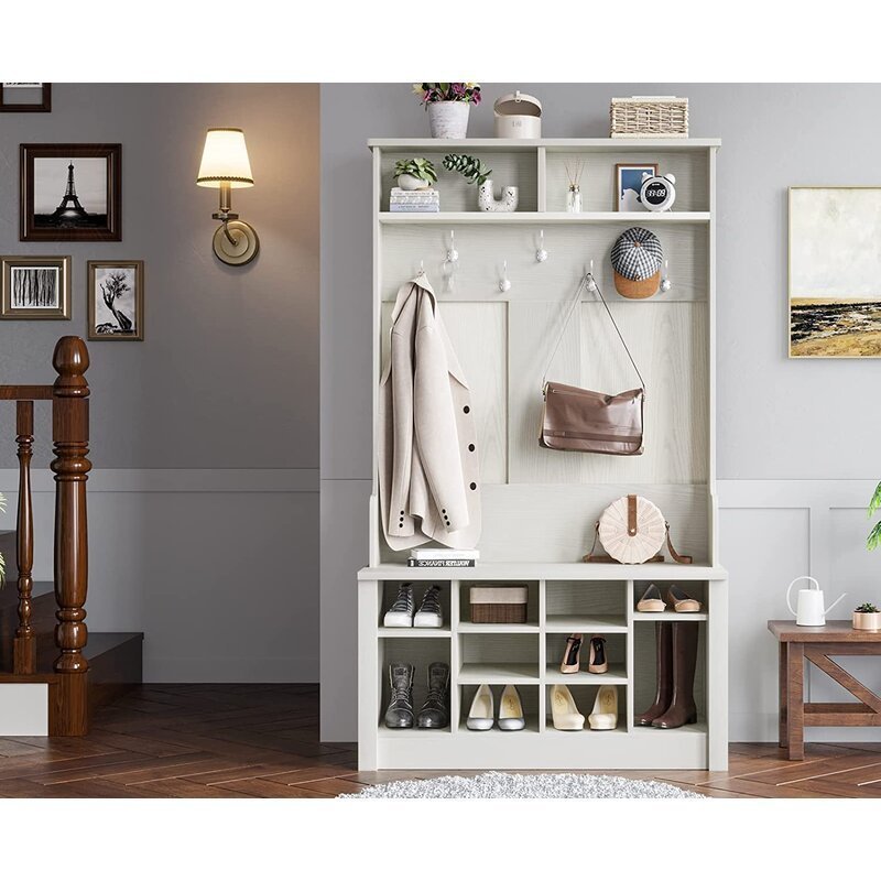 HallTreeWithStorageBench3-in-1EntrywayBenchWithCoatRackHallTreeWithBenchAndShoeStorageHallTreeWithAdjustableShoeStorageAndHangingHooksWhite-1.jpg