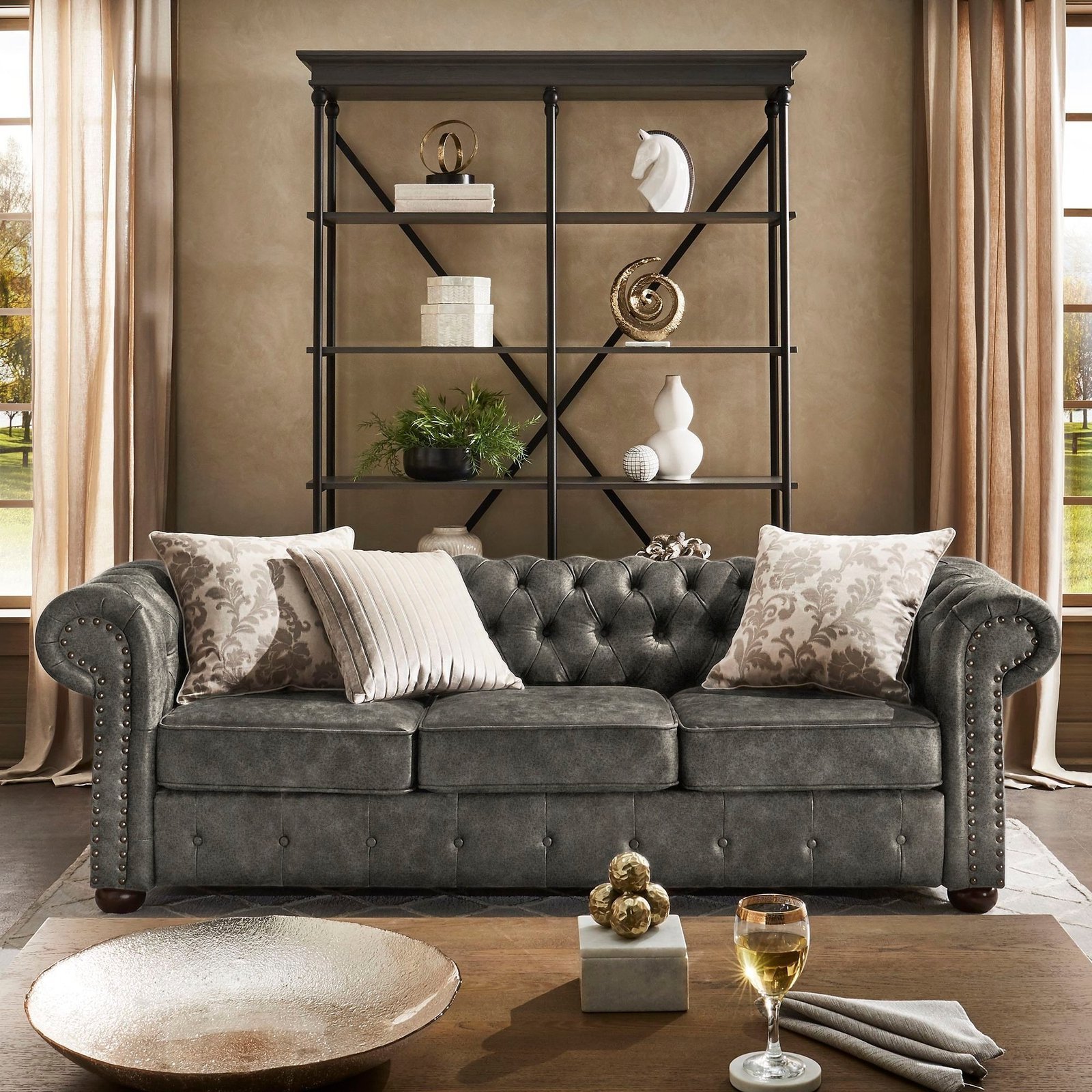Knightsbridge-Brown-Bonded-Leather-Tufted-Scroll-Arm-Chesterfield-Sofa-by-iNSPIRE-Q-Artisan-1.jpg