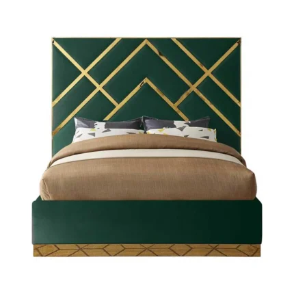 Luxury Velvet Upholstered Bed