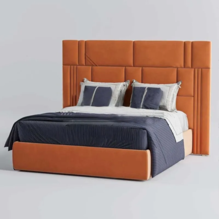 Nordic Style Modern Bedroom Fabric Bed