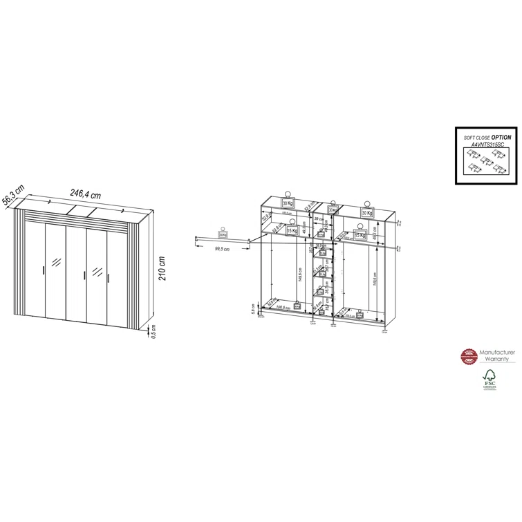 Venera6PieceBedroomSet160x200cm-3.webp