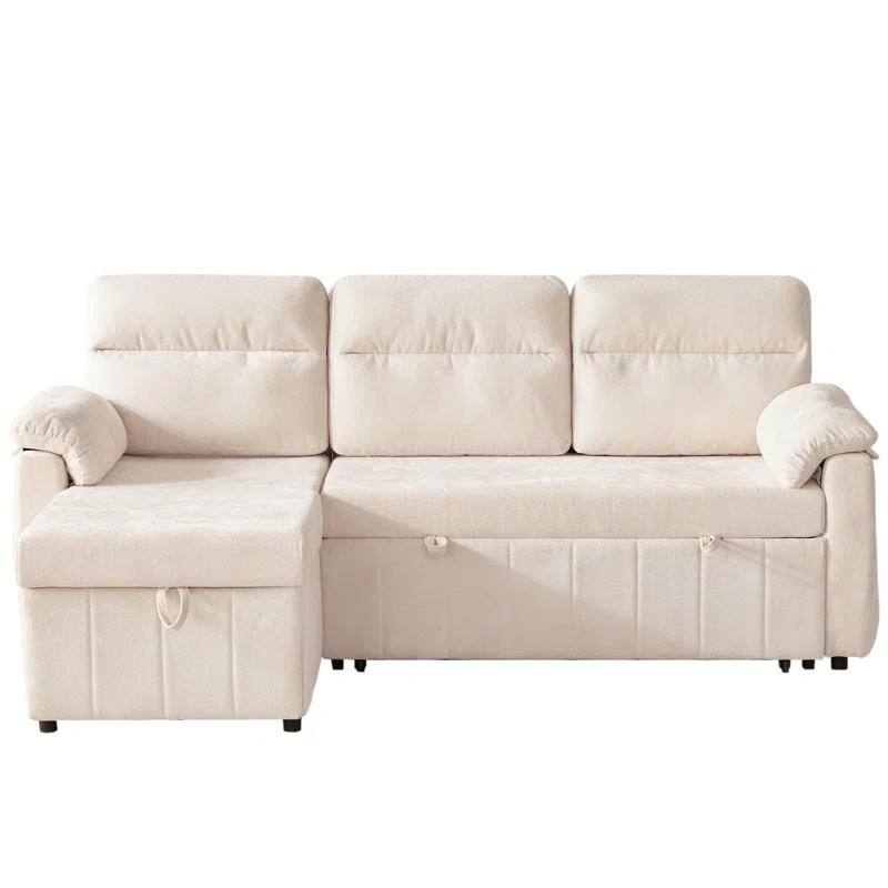 Upholstered Sleeper Sofa L Shape Sofa Bed (5) Upholstered Sleeper Sofa L Shape Sofa Bed